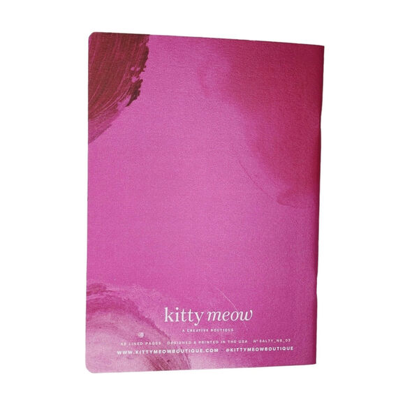 The Journal of Big Ass Goals Notebook Kitty Meow Boutique Motivational Gift - Picture 4 of 5